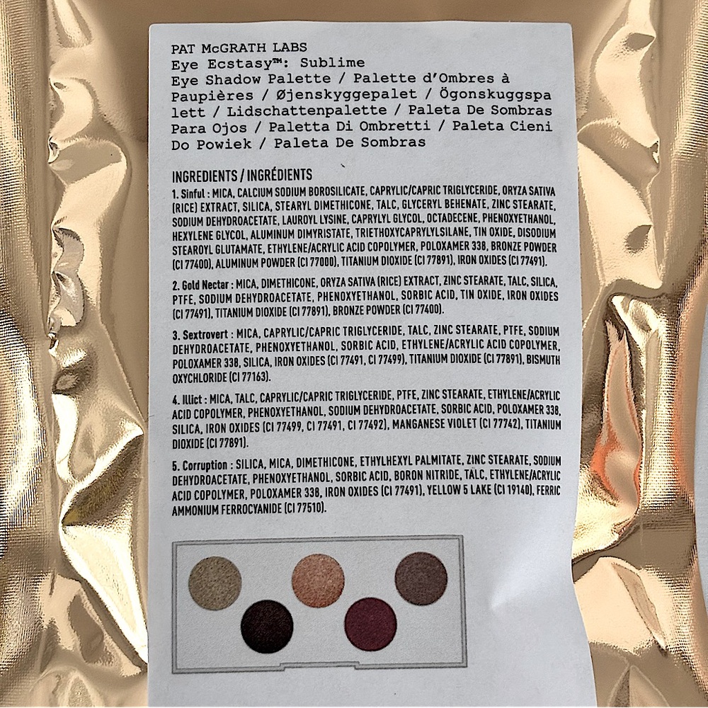 PAT MCGRATH LABS Eye Ecstasy: Sublime Eye Shadow Palette NWT - Picture 7 of 8